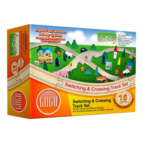 Eco Friendly Paper Carton Box for Wooden Toys Packaging