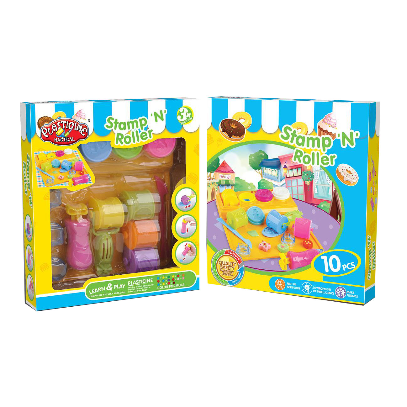Colorful Corrugated Toys Packing Box with Clear Window