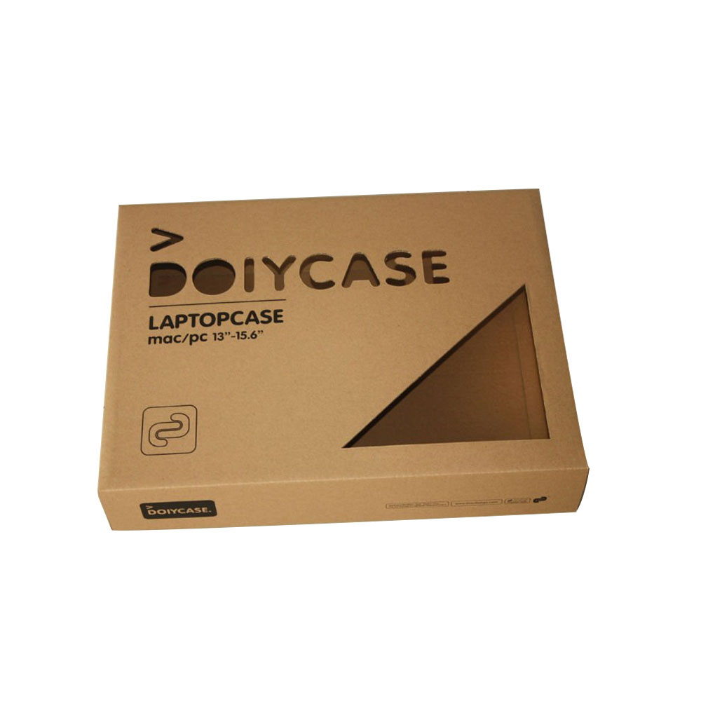 Black Logo Printing Cardboard Carton Computer Packaging Box
