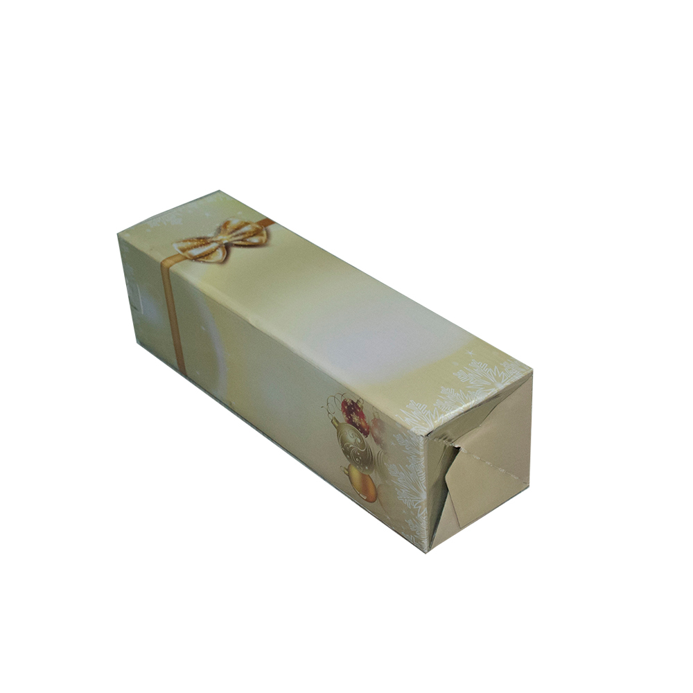 Custom Printing One Pack Wine Box With Handle