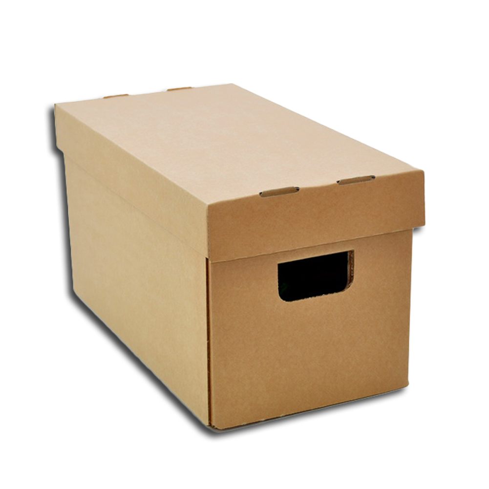 Recyclable paper material archive box