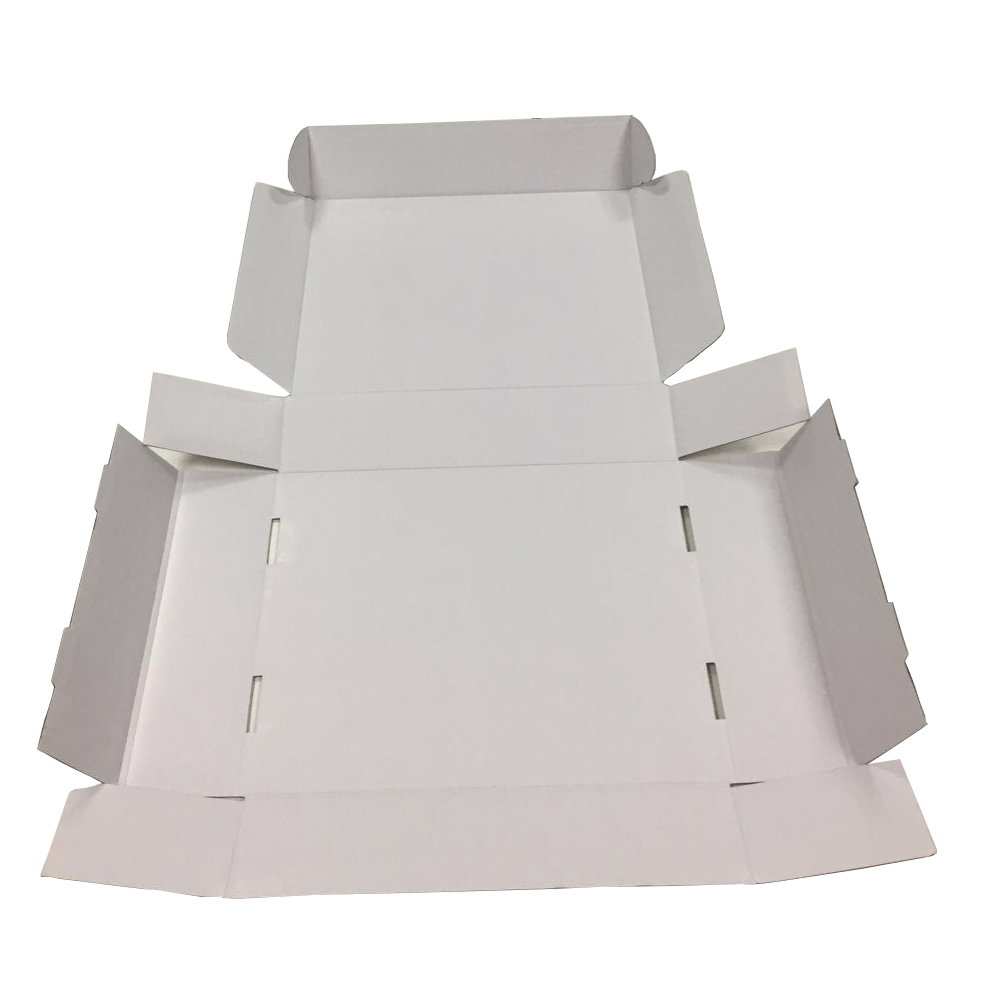 Plain white notebook packaging boxes with logo printing