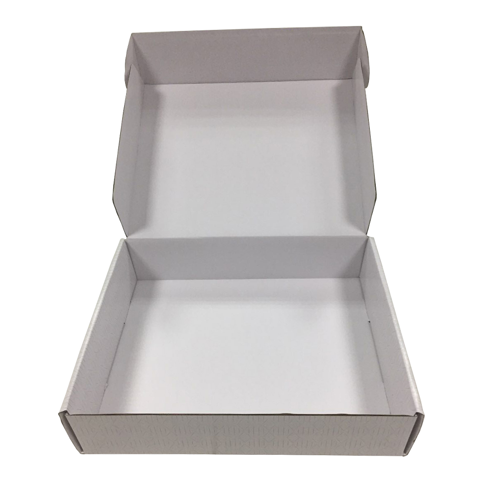 Plain white notebook packaging boxes with logo printing