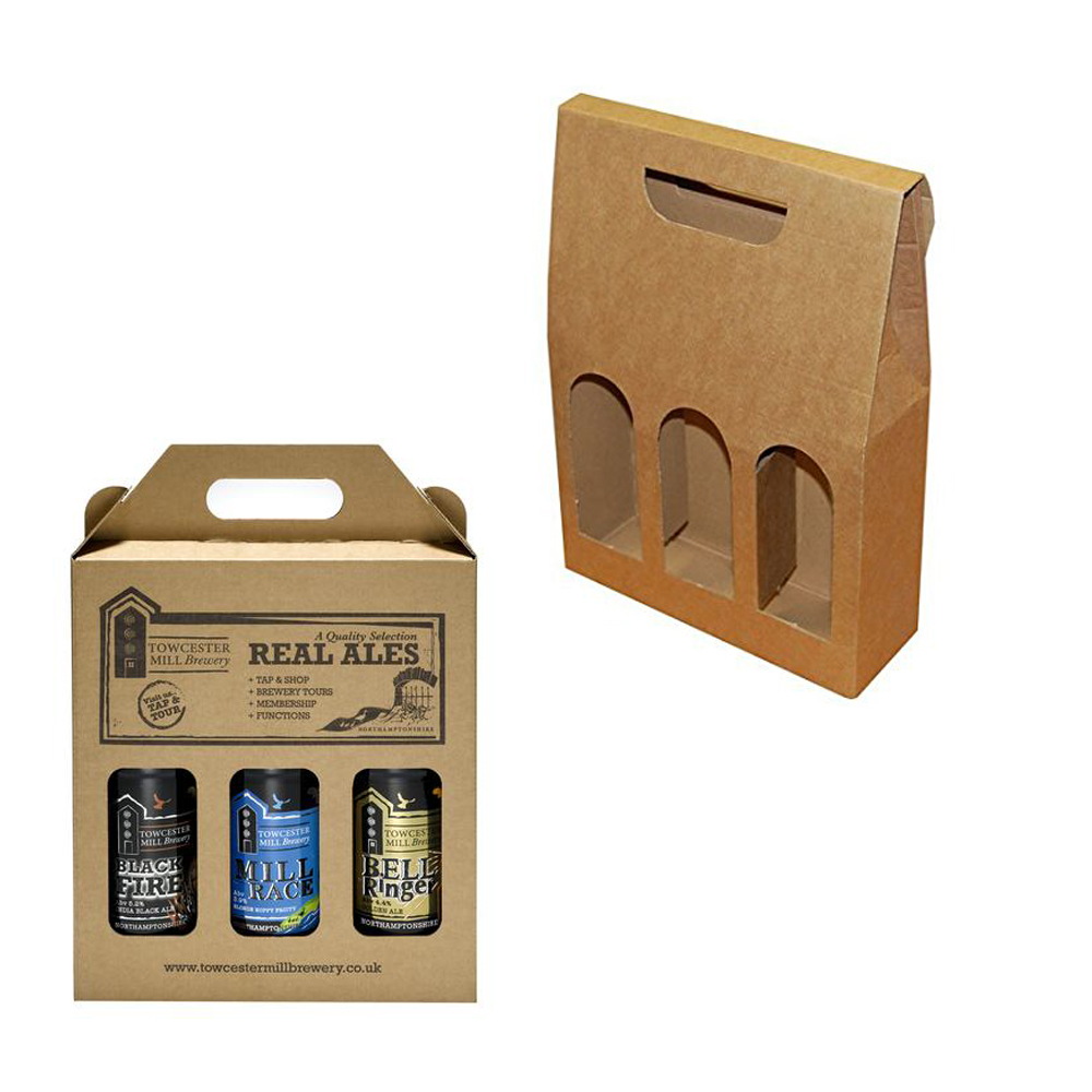 Three Pack Box With Handle