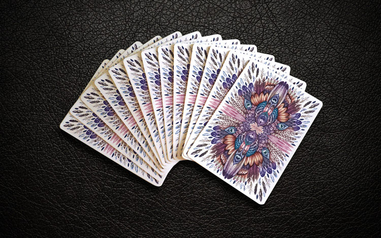 Custom colorful printing poker play card