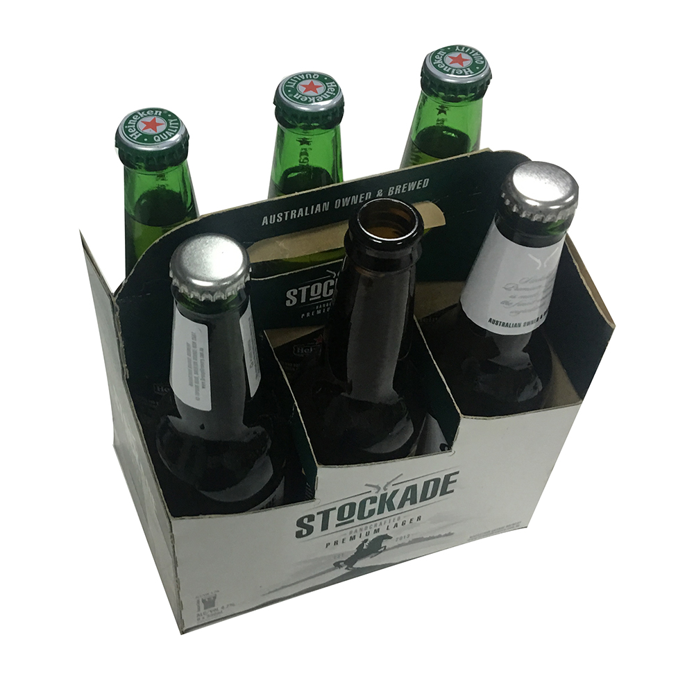 6 Pack Cardboard Beer Carrier