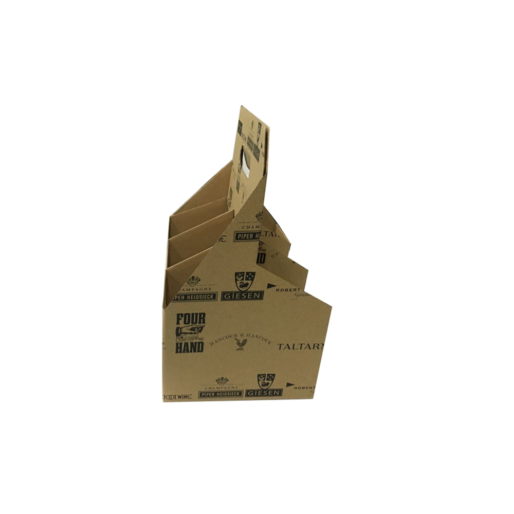 Factory Price Corrugated Cardboard Wine Carrier Box