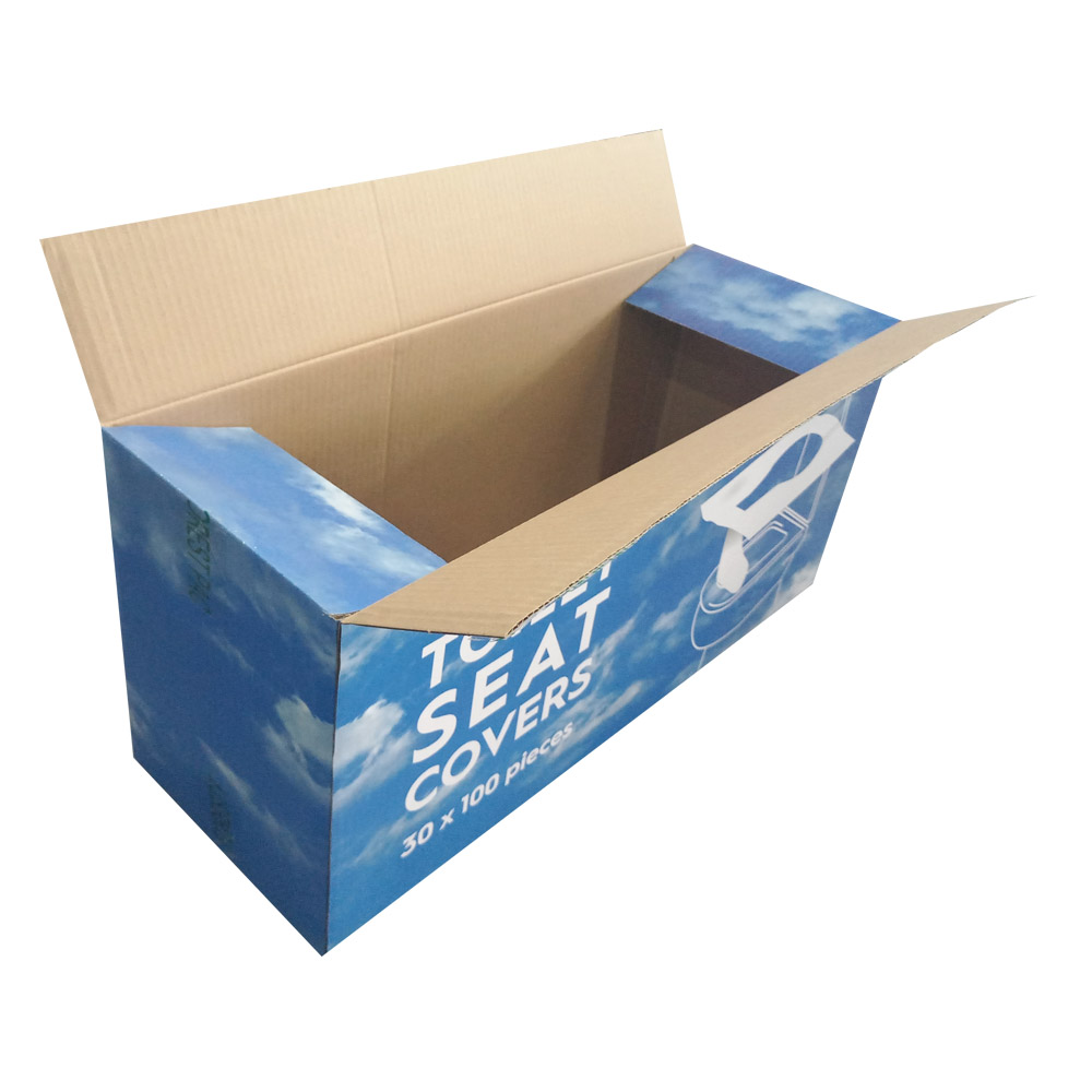RSC Carton Box for Toilet Seat Covers Packaging