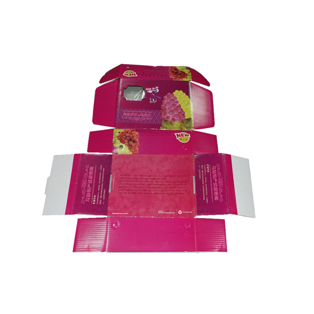 Tuck Top Corrugated Moving Box For Grapes Packaging