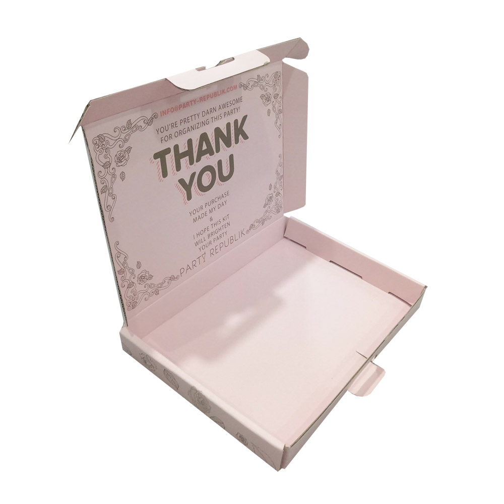 Custom Pink Mailer Box