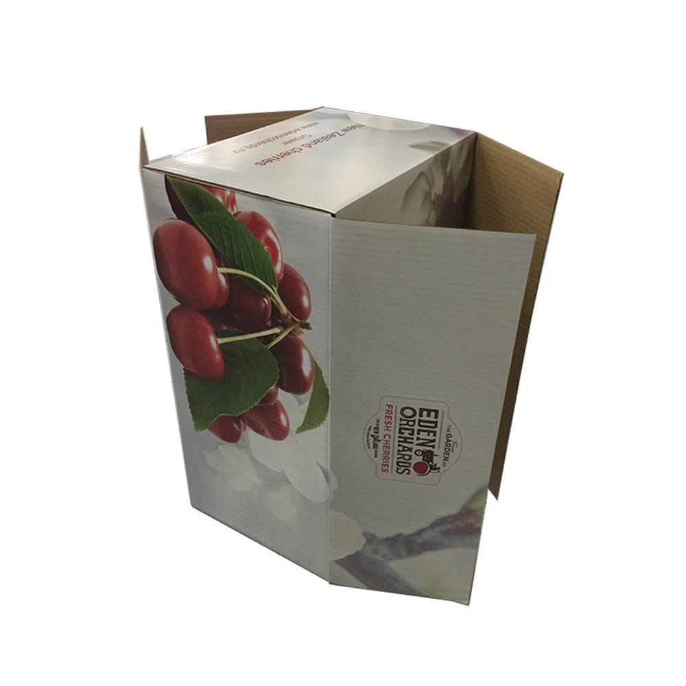 Protective Shipping Corrugated Carton Regular Slotted Boxes For Cherry Packaging