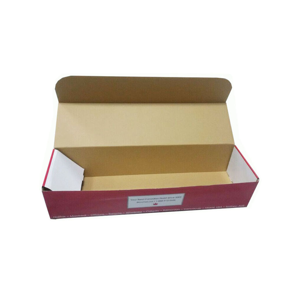 Printed Corrugated Carton Factory cheap corrugated flower shipping box for sale