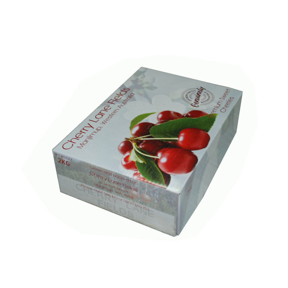 Cardboard 1-5 kg cherry packing box