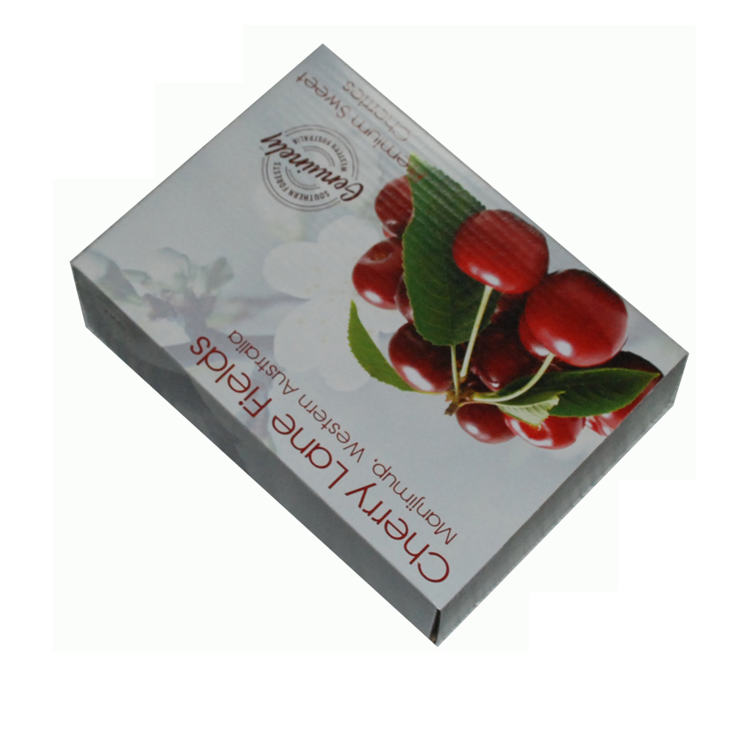 lid and bottom cherry packing box