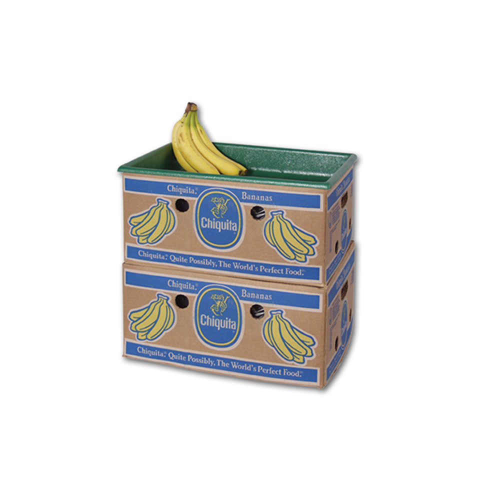 Custom printed cheap recycled kraft banana paper package box