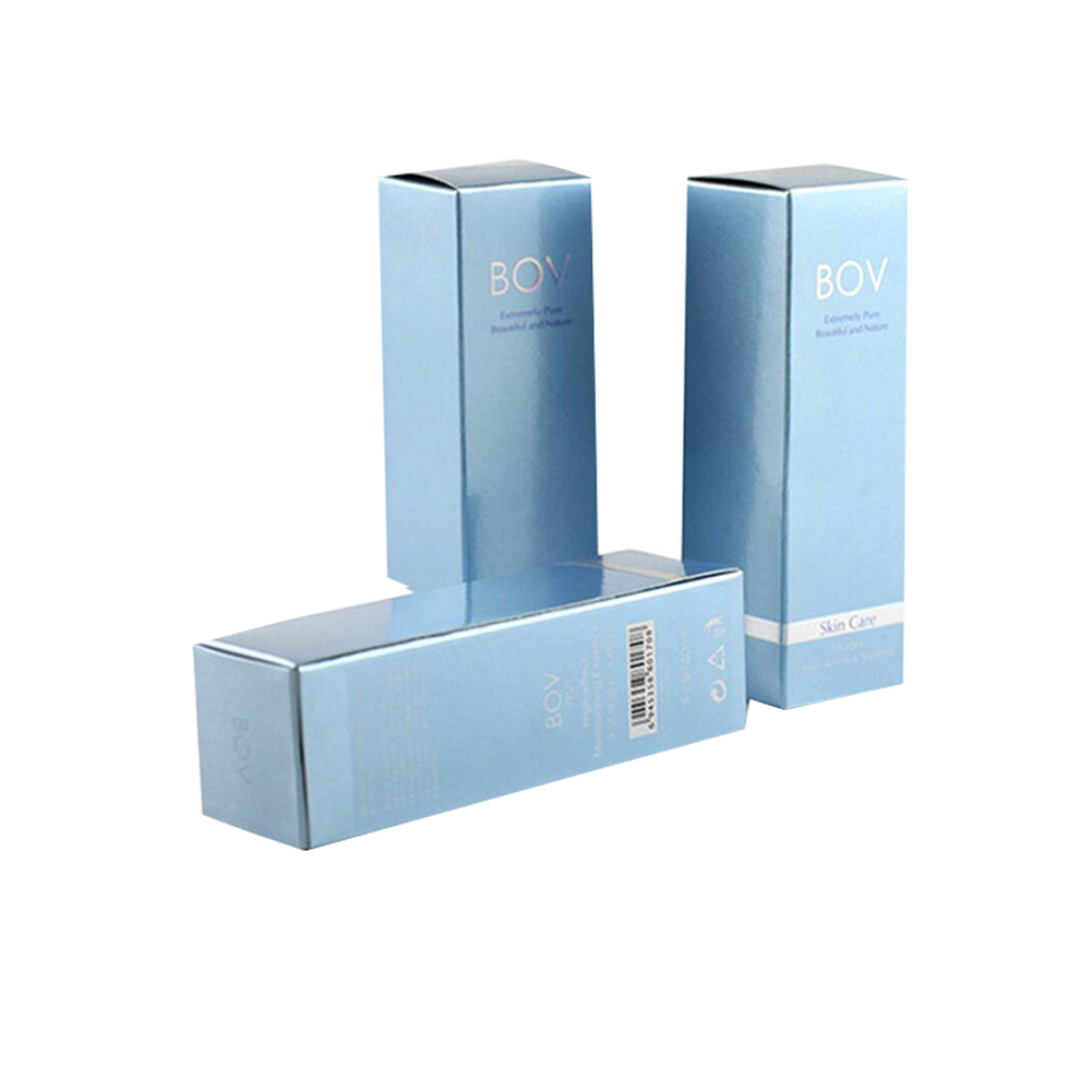 Custom High Quality Colorful Shampoo Grey Paper Packaging Box