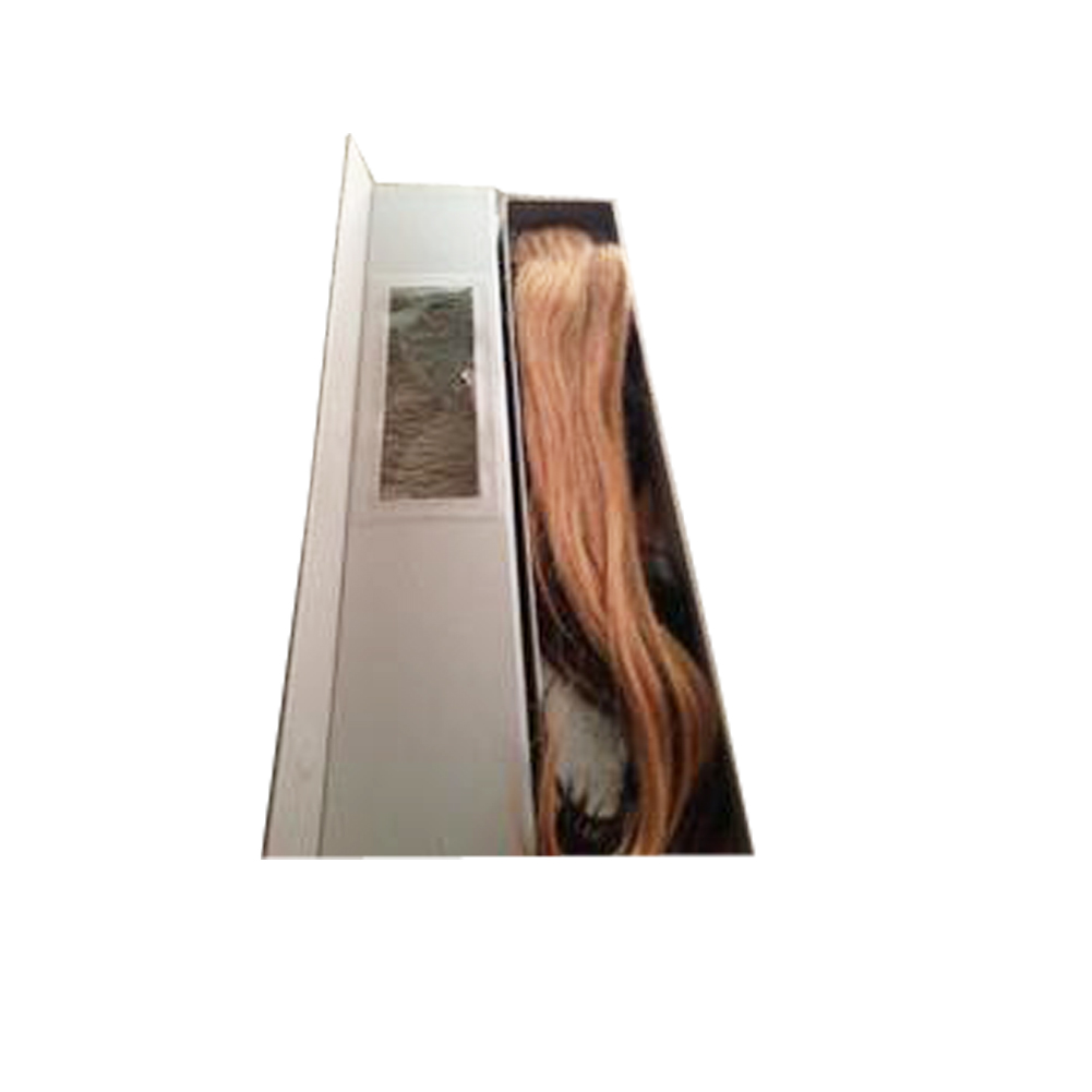 OEM Custom Shaped Wig Hair Extension Packaging Boxes