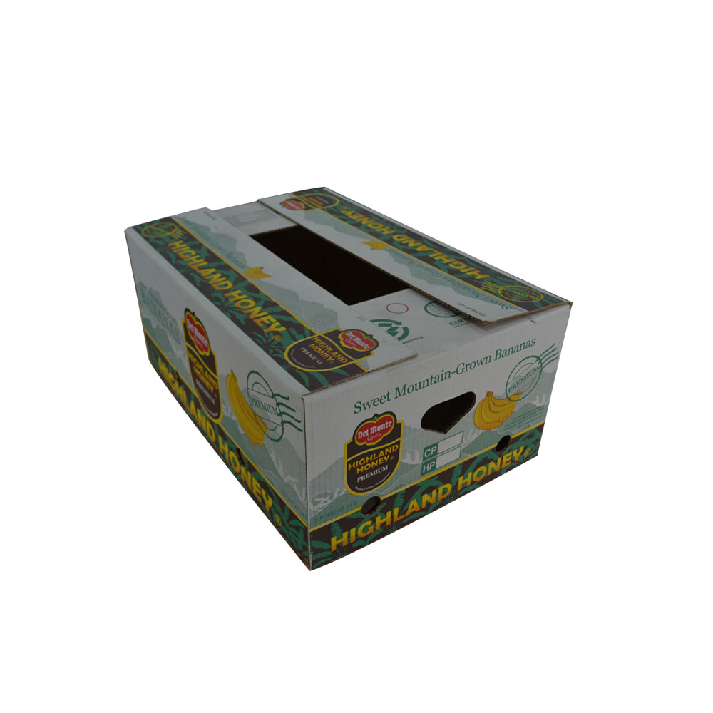 Glossy lamination Corrugated Pineapple Boxes