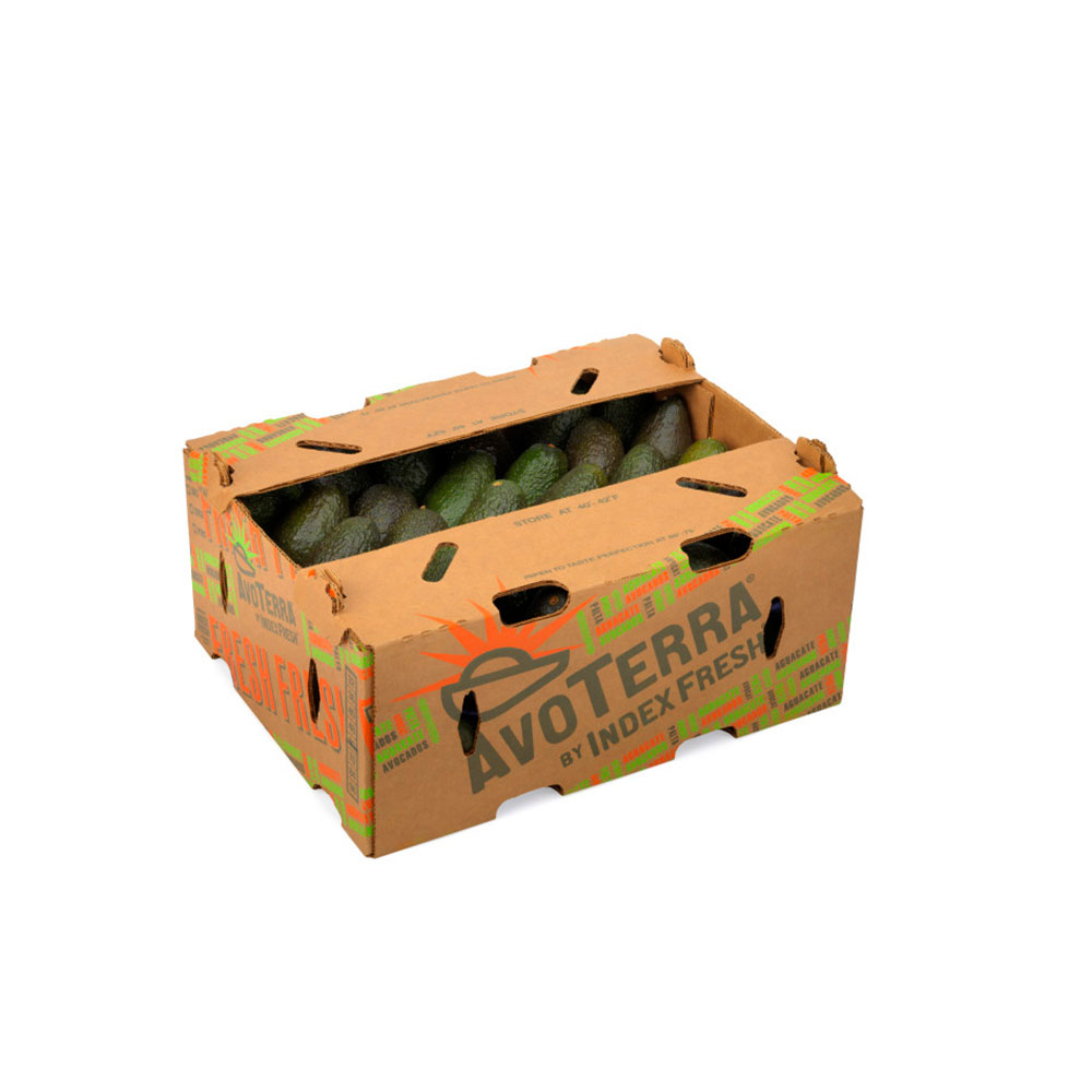 Printing avocado carton corrugated box