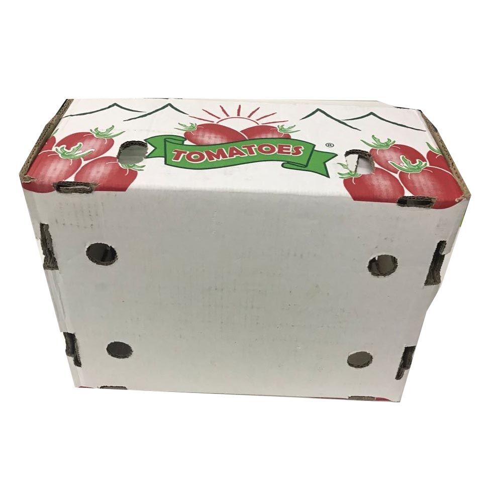 Custom Made Corrugated Paper Tomato Packaging Box