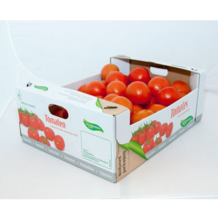 Custom Made Recycle Corrugated Paper Tomato Box