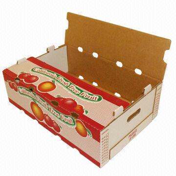 Custom Made Corrugated Tomato Carton