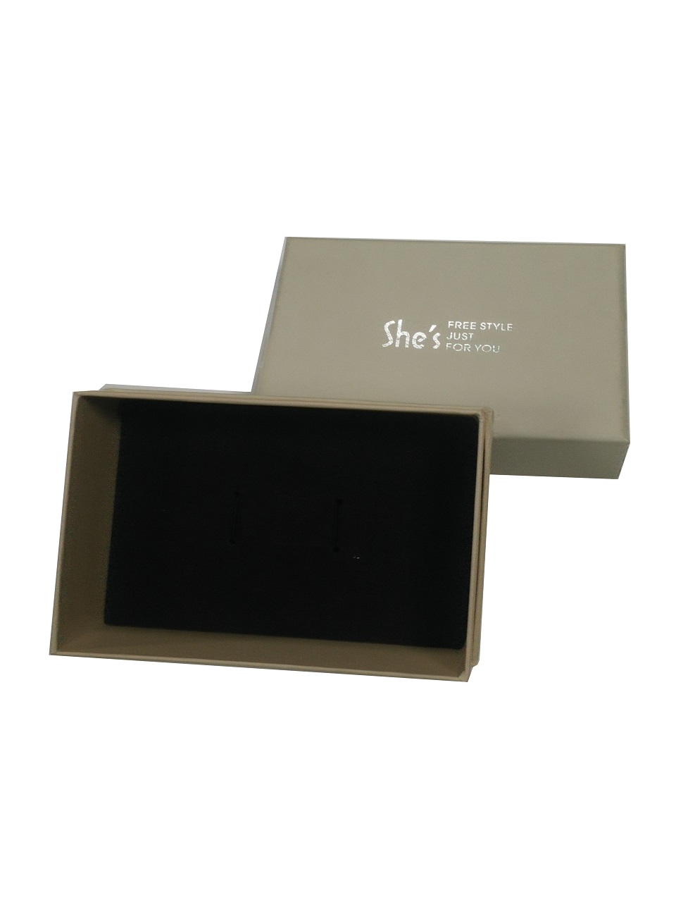 Foam lining gift paper packing box