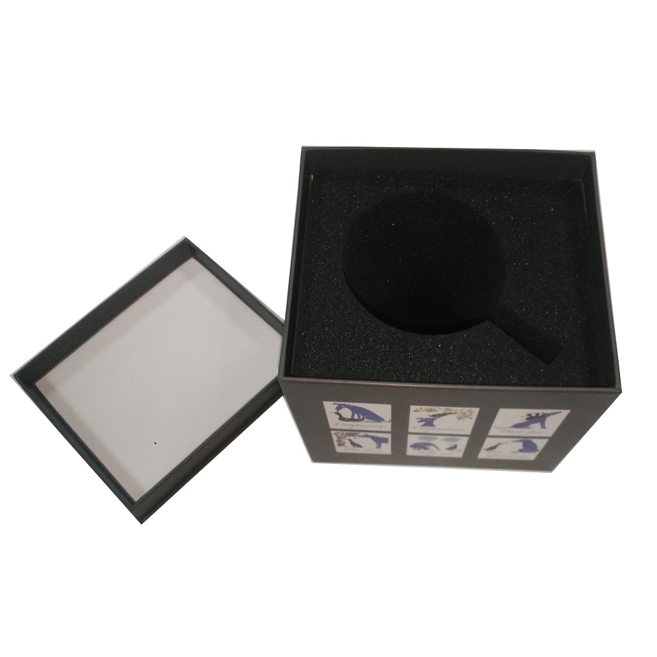 Cup packing box with lining for gift