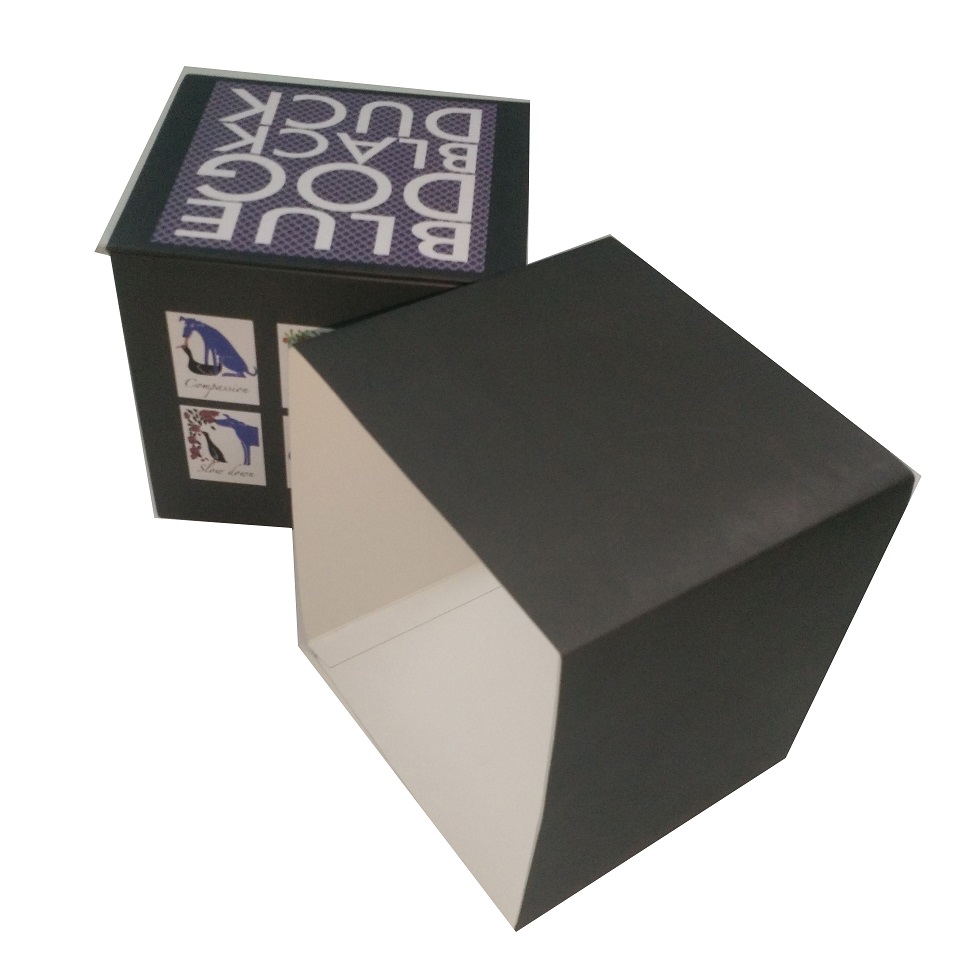 Cup packing box with lining for gift
