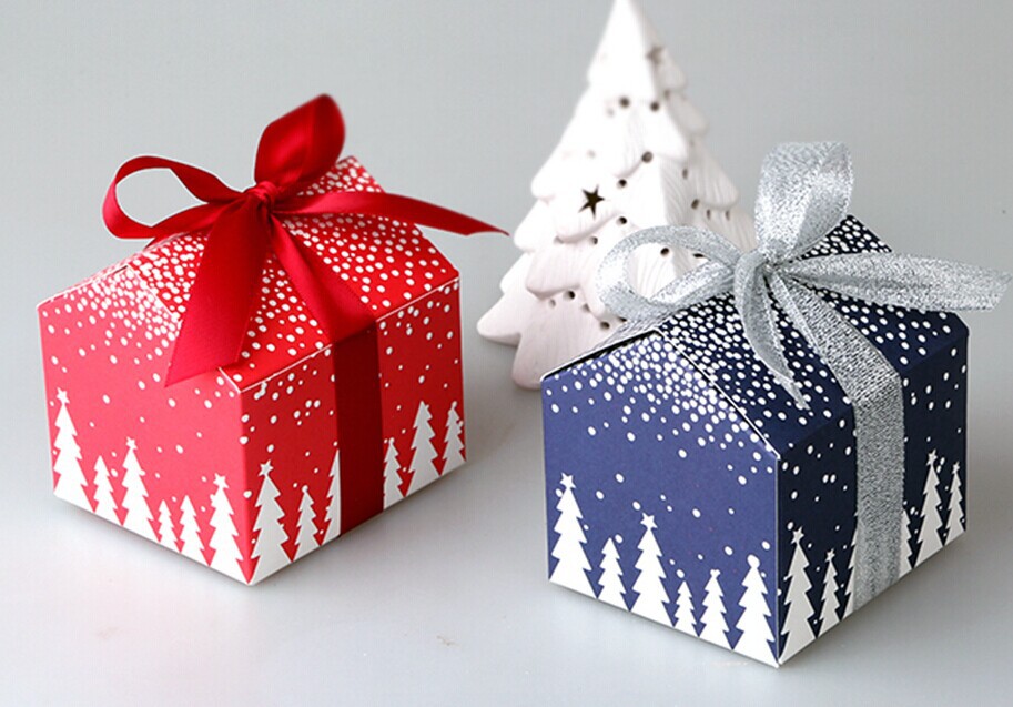 Custom Christmas handle packing box