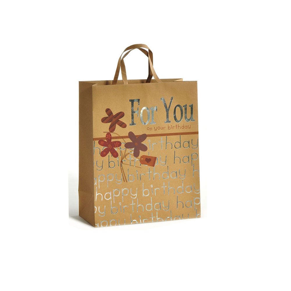 Custom Matte Colored Paper Bag For Gift Packaging