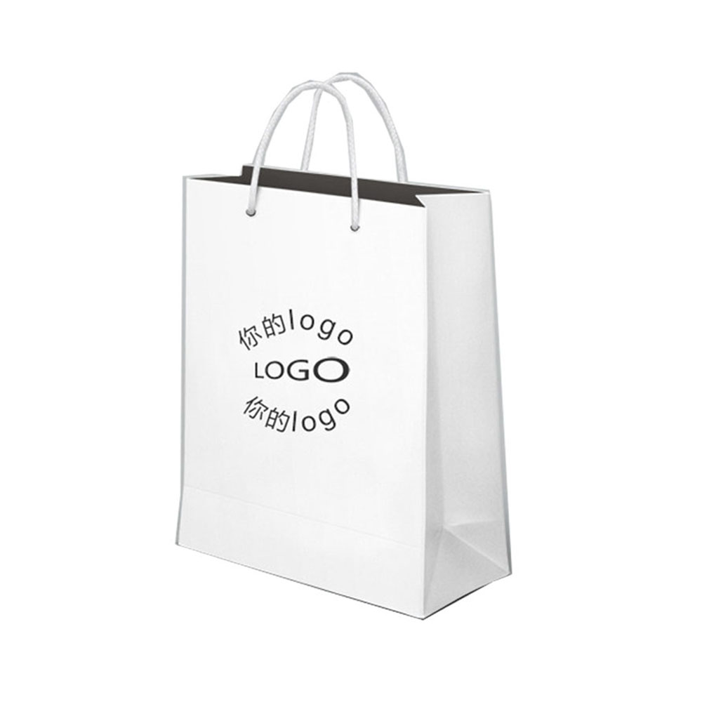 Customized Logo Hot Stamping Paper Gift Bag