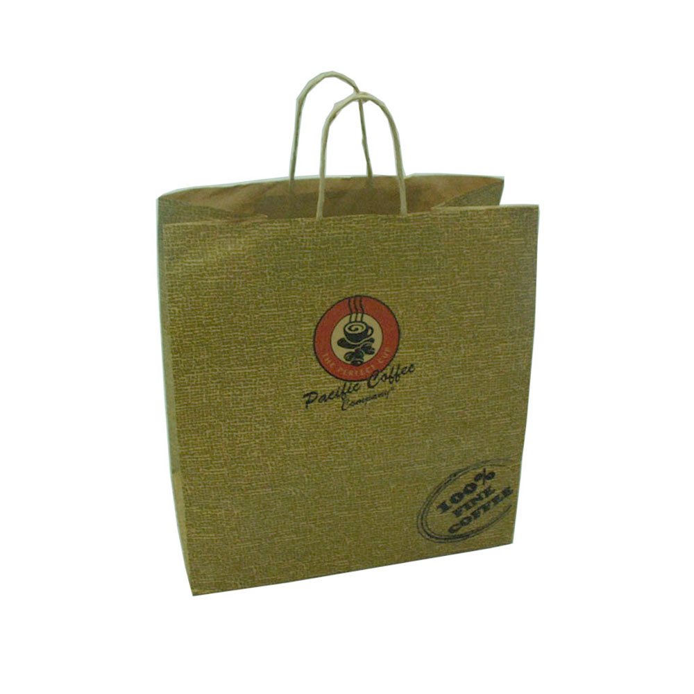 Hot Sale Brown Kraft Paper Handle Gift Bags