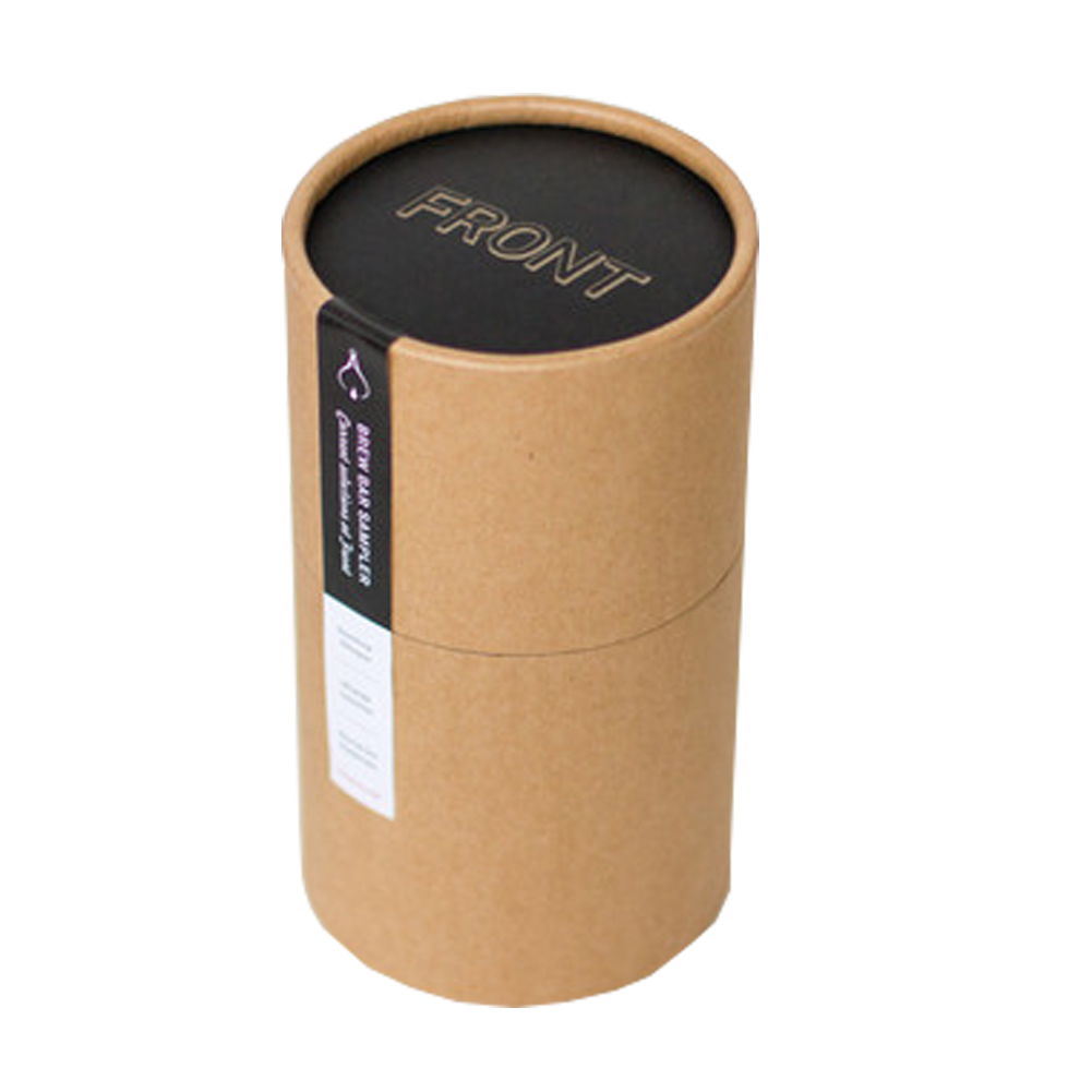 Plain brown Cylinder Packing Box
