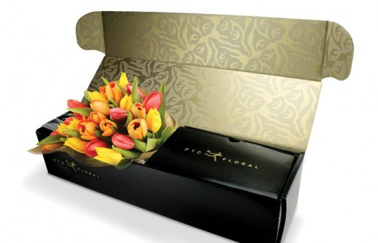 Fancy printed series flower box
