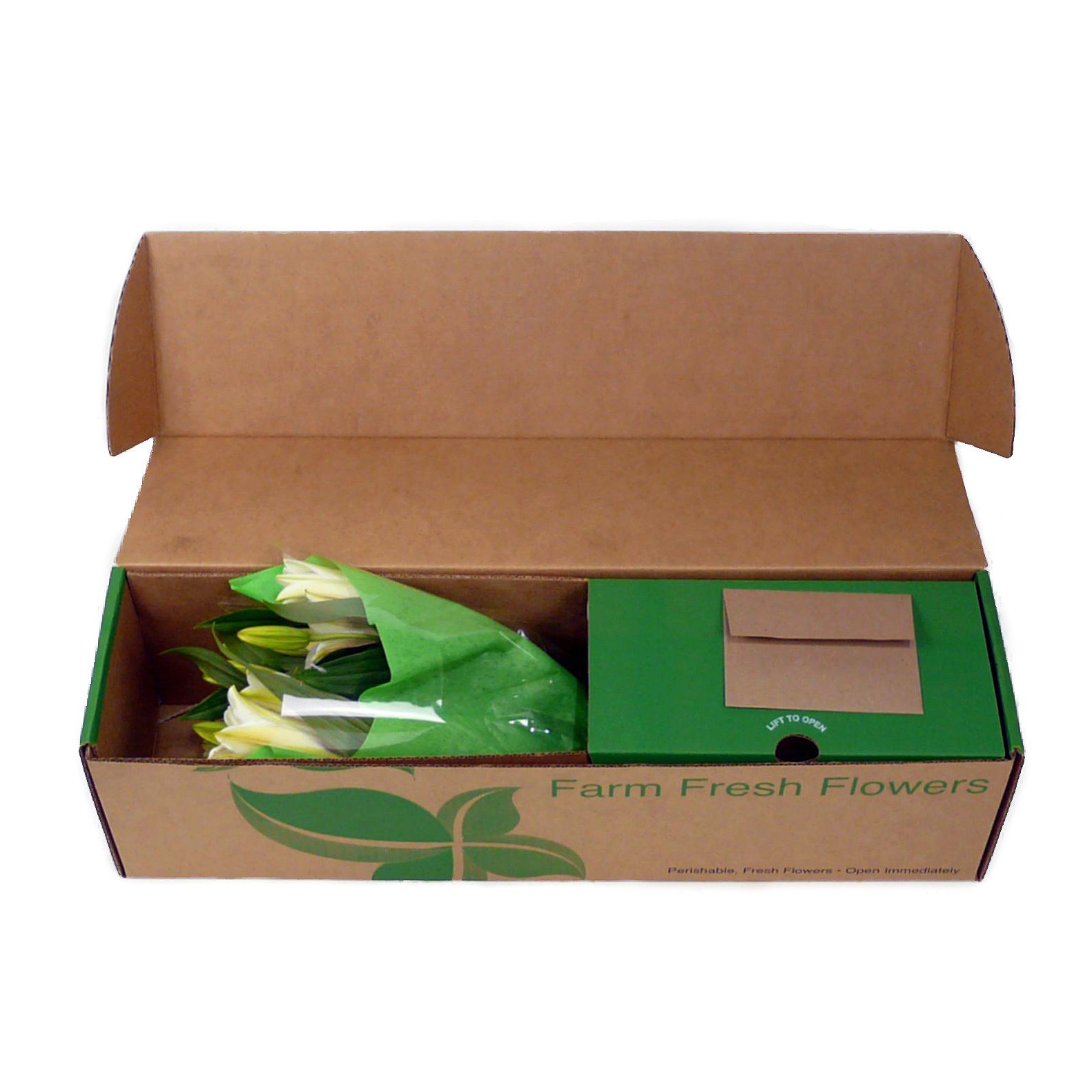 Custom design flower shipping box