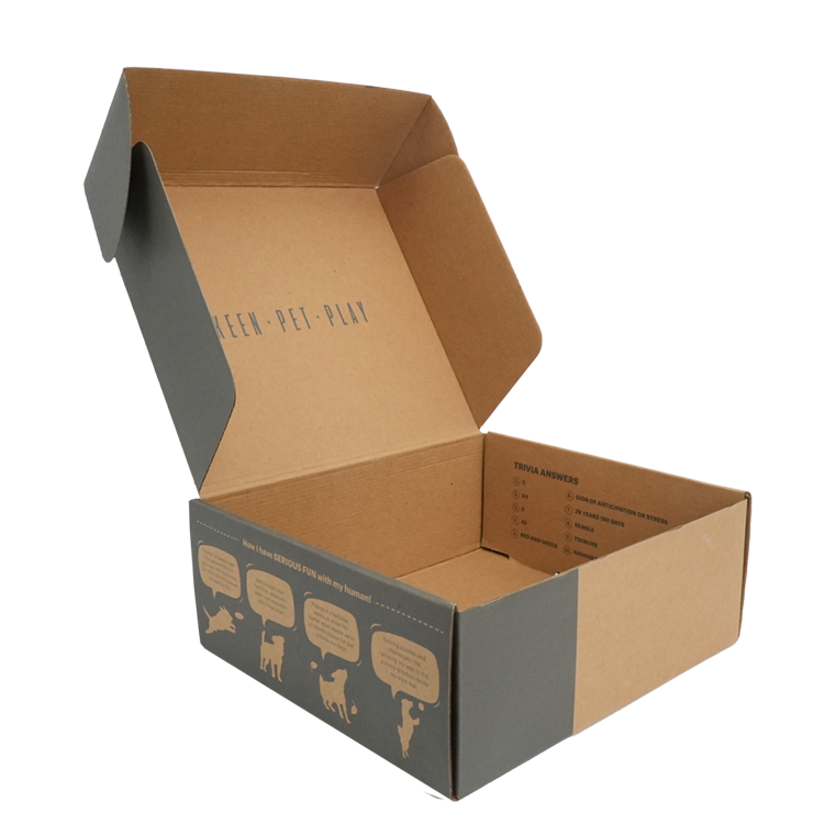 Kraft Toy Packaging Box Customzied
