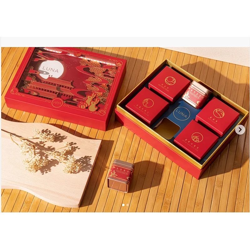 Chinese Mooncake Box Packaging
