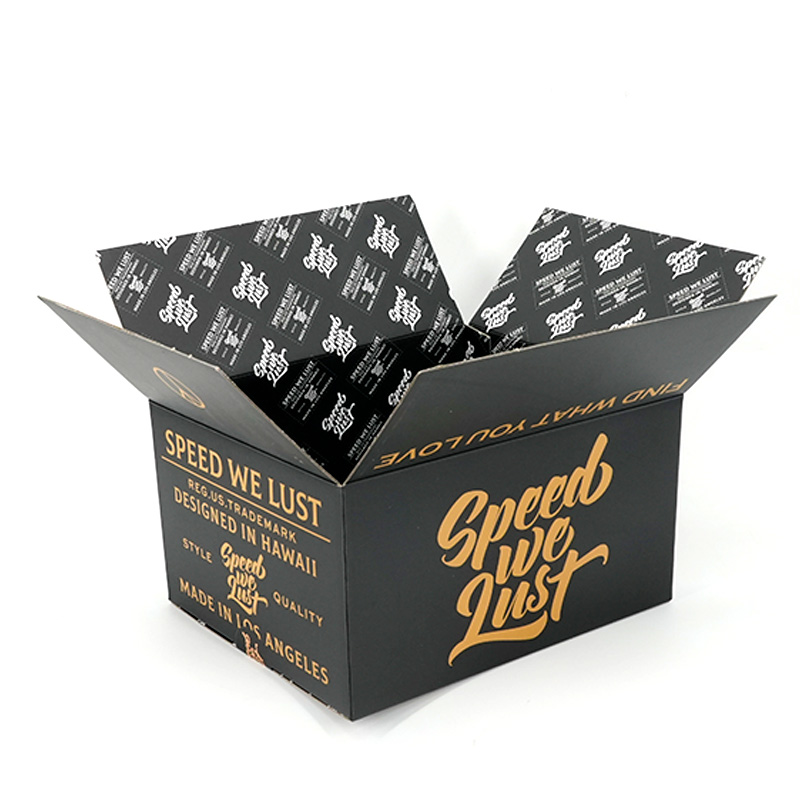 Custom Corrugated Black Shipping Boxes