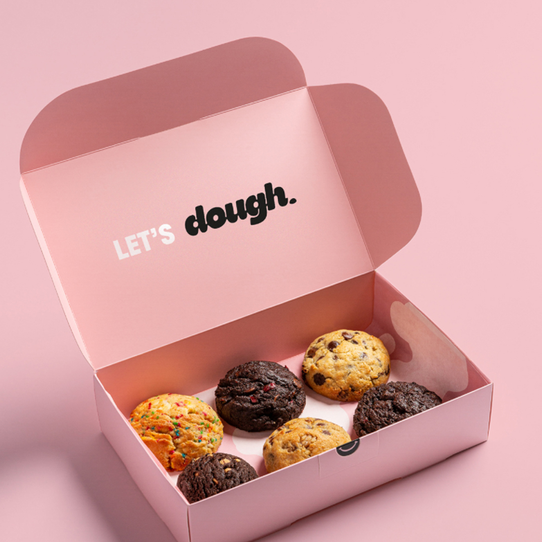 Custom Pink Color Biscuit Cookie Food Packaging Donut Box