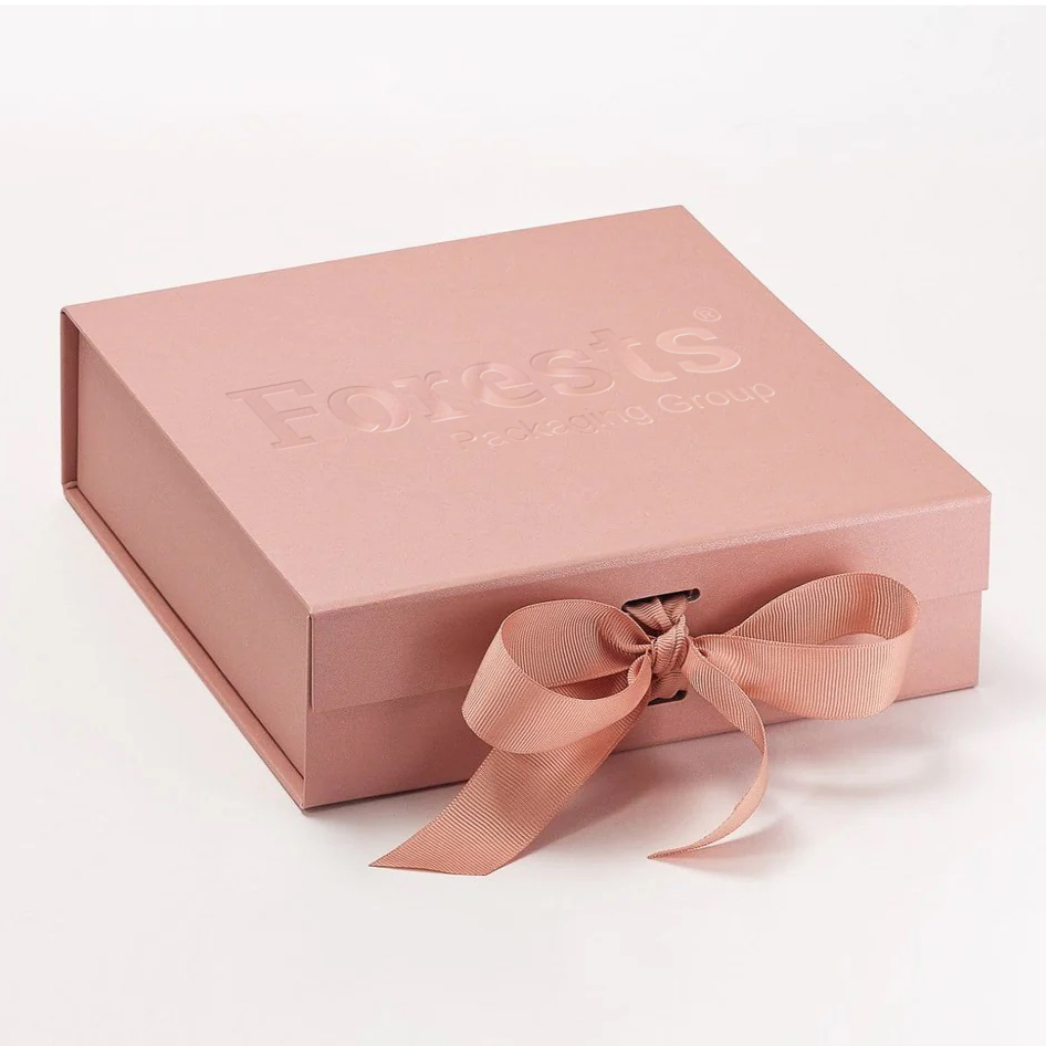 Magnetic Gift Box with Ribbon Bow