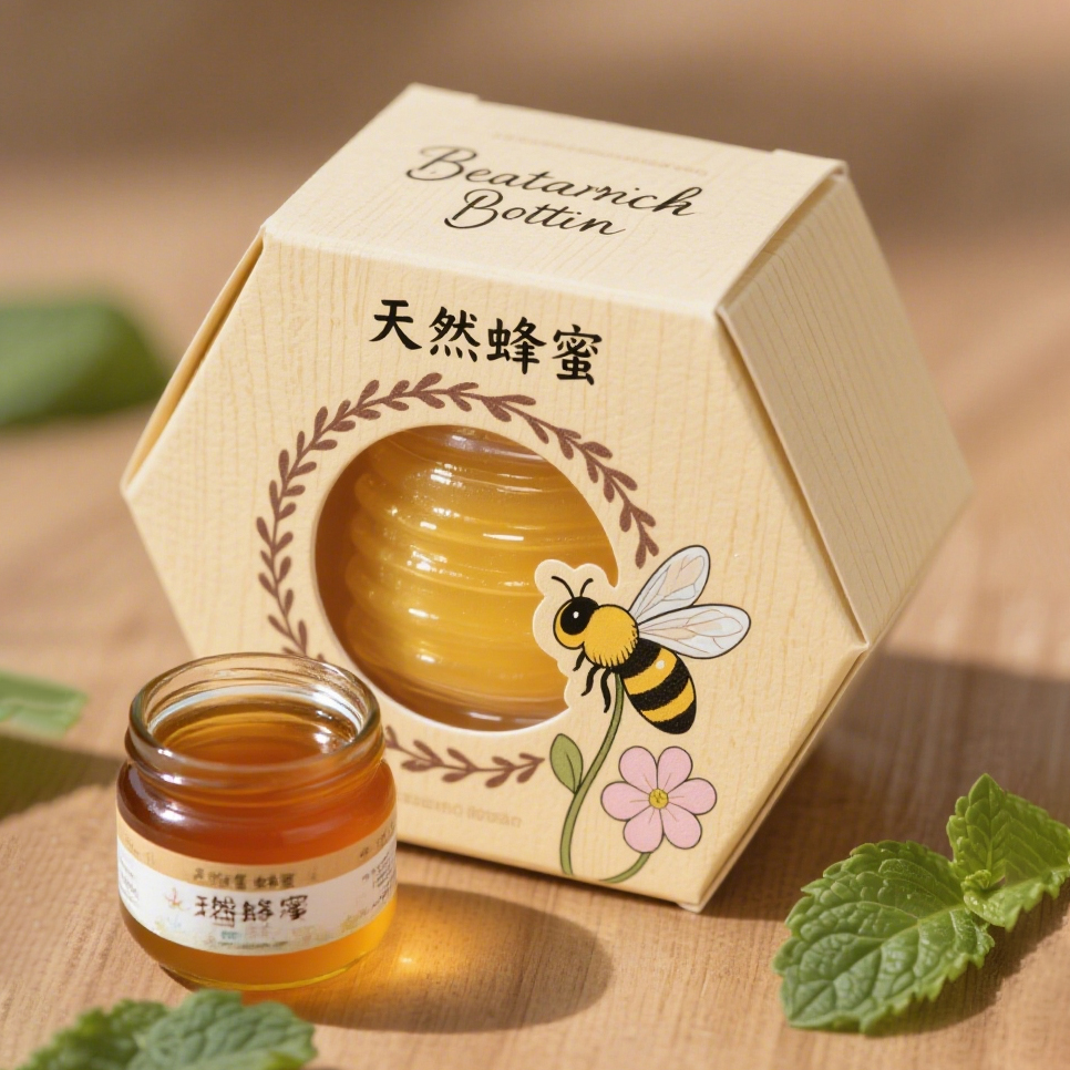 Custom Honey Packaging Box Manufacturer Cardboard Gift Box Supplier for Honey Jars & Food Products