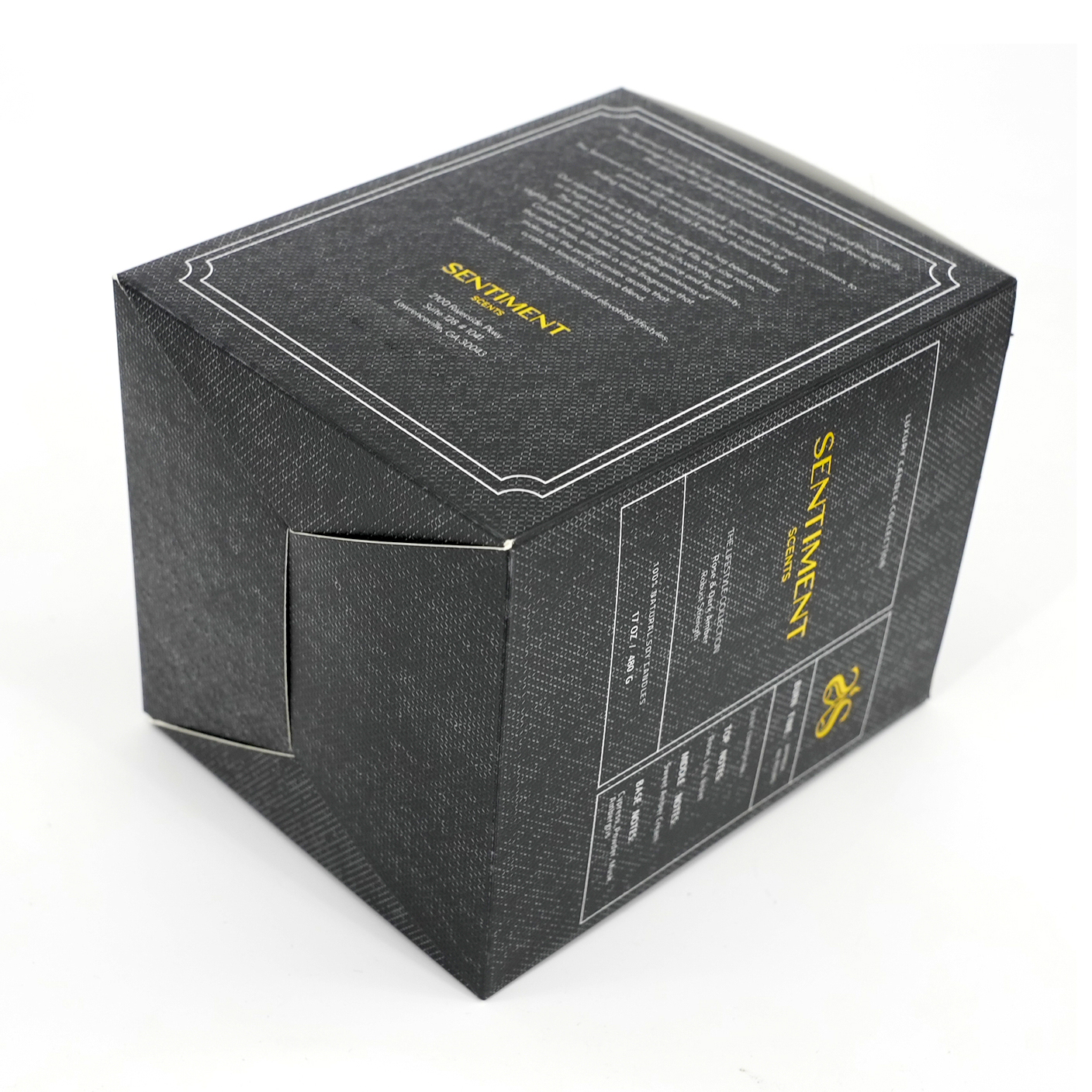 Black Gold Foil Electronic Product Packaging Box
