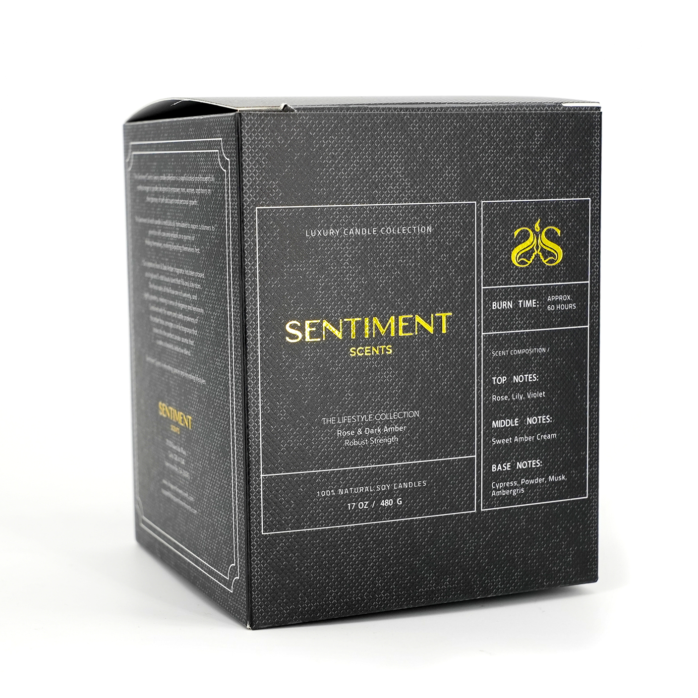 Black Gold Foil Electronic Product Packaging Box