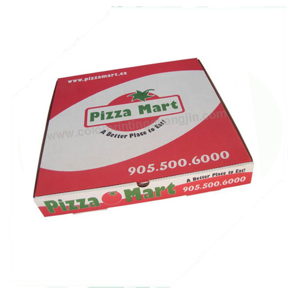 Caja de pizza en offset de CMYK