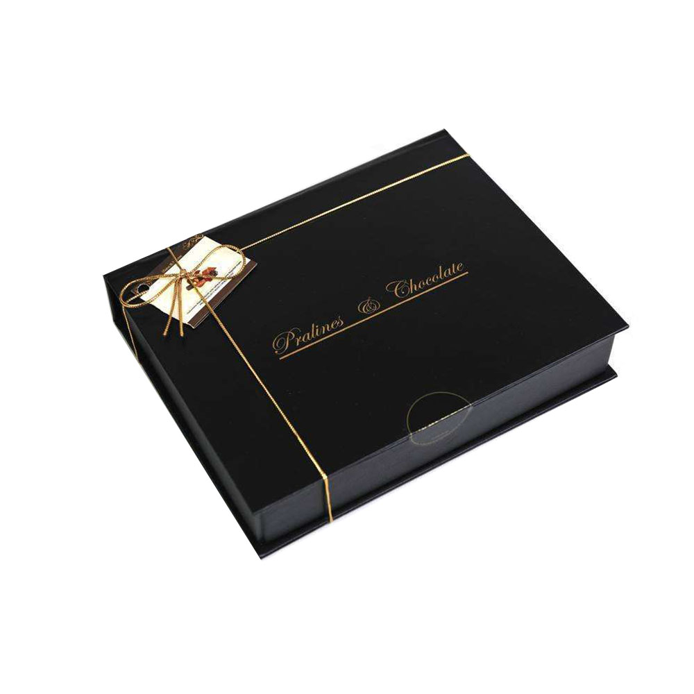 Caja de regalo Chocolate Negro Brillante