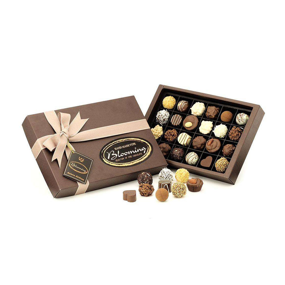 Caja para regalar chocolates de alta gama