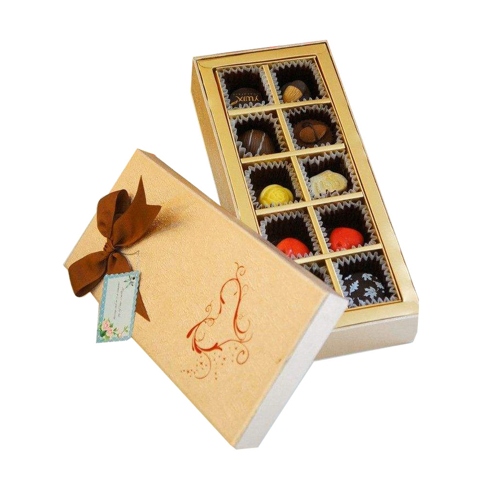 Caja para regalar chocolates de alta gama