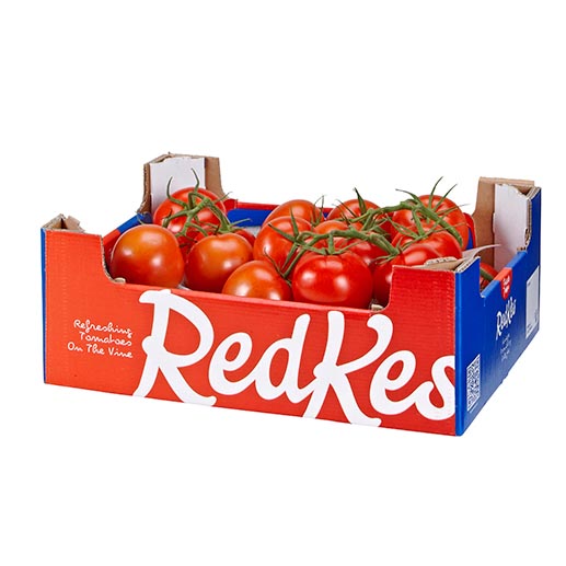 Caja de Papel Corrugado Reciclado para Tomates