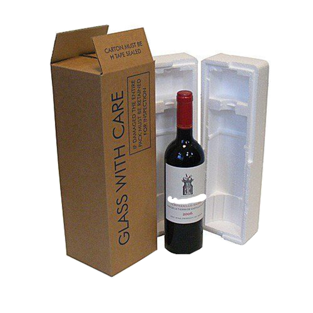Caja de Embalaje para 1 Paquete de Vino Tamaño OEM